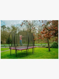 Udeleg|EXIT Silhouette Trampolin inkl. Sikkerhedsnet 244x366 cm, Pink