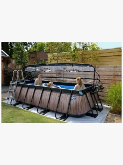 Vandleg|EXIT Stone Pool med Kuppel 400x200x100 cm, Grå