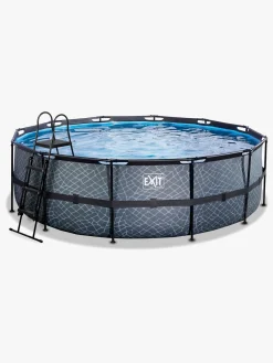 Vandleg|EXIT Stone Pool 450x122 cm, Grå