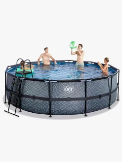 Vandleg|EXIT Stone Pool 450x122 cm, Grå