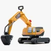 Udelegetøj|Falk Ride-on-gravemaskine Super Builder, Gul
