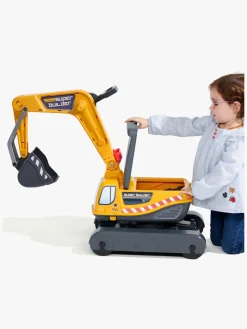 Udelegetøj|Falk Ride-on-gravemaskine Super Builder, Gul