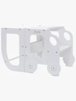 Børnemøbler|FamilySCL Family-scl Bil Læringstårn, Hvid