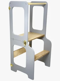 Børn FamilySCL Børnemøbler-Family-scl 4-i-1 Læringstårn, Grå