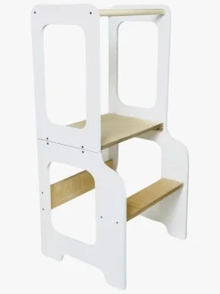 Børnemøbler|FamilySCL Family-scl 4-i-1 Læringstårn, Hvid