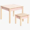 Børnemøbler|FamilySCL Family-scl Smart Opbevaring Bord med Stol, Pink