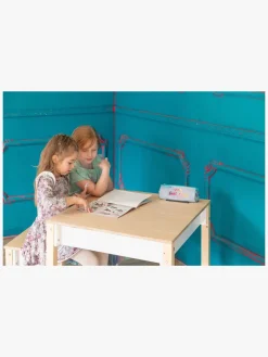 Børnemøbler|FamilySCL Family-scl Smart Opbevaring Bord med Stol, Hvid