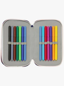 FCBarcelona Kreativt Legetøj-FC Barcelona  Fyldt Penalhus med 3 Rum 37 Dele, 2ª Equipment