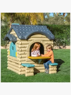 Udeleg|FEBER Casual Cottage Legehus med Lyd, Blå/Grå