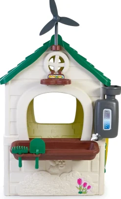 Udeleg|FEBER Eco Legehus, Grøn/Hvid