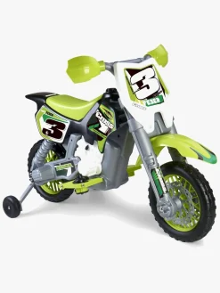 Elbiler & -Køretøjer|FEBER Elmotorcykel til Motocross, Grøn/Sort Grøn/Sort/Hvid