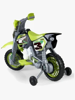 Elbiler & -Køretøjer|FEBER Elmotorcykel til Motocross, Grøn/Sort Grøn/Sort/Hvid