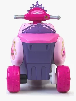 FEBER Elbiler & -Køretøjer-Prinsesse Elløbehjul, Lyserød/Lilla