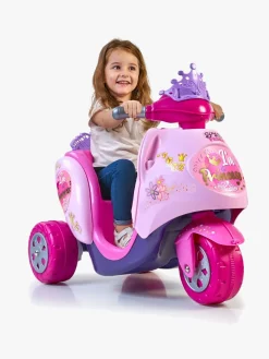 FEBER Elbiler & -Køretøjer-Prinsesse Elløbehjul, Lyserød/Lilla
