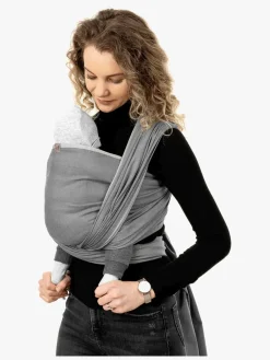 Fidella Bæreseler, Strækvikler & Bærestole-Baby Wrap Vikle Size 6 Chevron, Light Gray