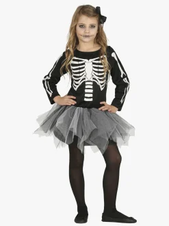 Kostumer & Udklædning|FiestasGuirca Fiestas Guirca Kostume Skelet Pige