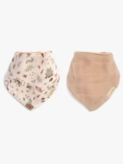 Spisetid|FILIBABBA Bandana Savlemække 2-pak, Little Wonders/Warm Grey Beige