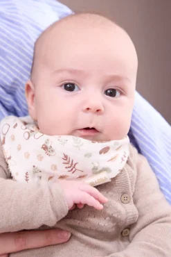 Spisetid|FILIBABBA Bandana Savlemække 2-pak, Little Wonders/Warm Grey Beige