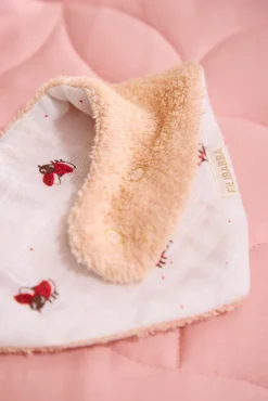 Spisetid|FILIBABBA Bandana Savlemække 2-pak, Lucky/Amber Brown Lyserød/Brun