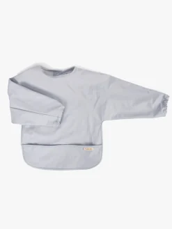 Spisetid|FILIBABBA  Langærmet Hagesmæk, Pearl Blue Blå