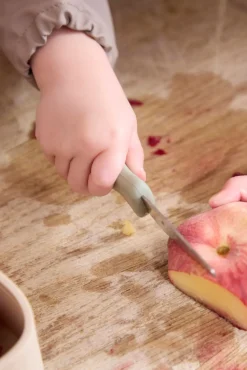 Spisetid|FILIBABBA  Langærmet Hagesmæk, Warm Grey