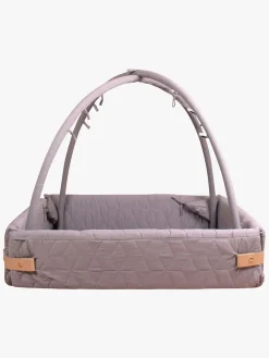 FILIBABBA Babylegetøj-Soft Quilt Aktivitetstæppe, Dark Grey