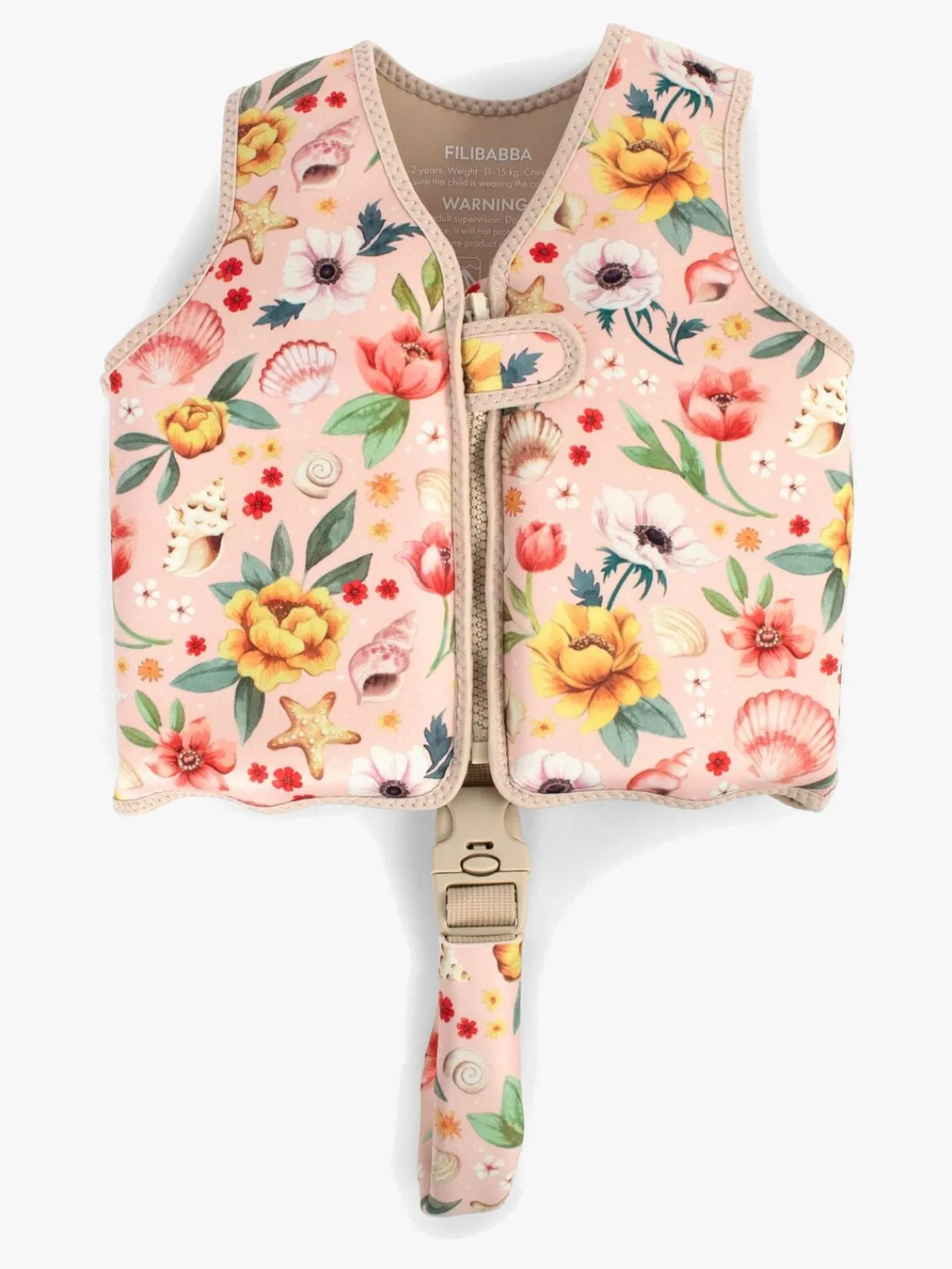 Uv & Strand|FILIBABBA Svømmevest, Ocean Blossom