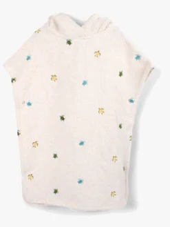 Børn FILIBABBA Uv & Strand-Turtle Badeponcho, Hvid