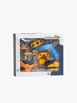 Babylegetøj|Fippla Lær & Opdag Kasse Transportmiddel med Skruetrækker Flerfarvet