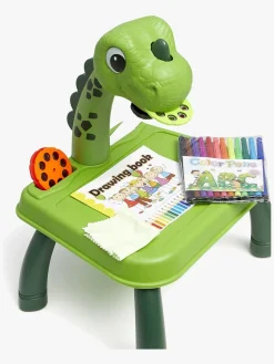 Fippla Kreativt Legetøj-Tegnetavle med Projektor & Lys Dinosaur