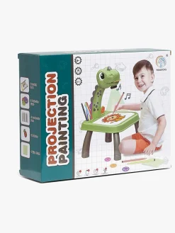 Fippla Kreativt Legetøj-Tegnetavle med Projektor & Lys Dinosaur