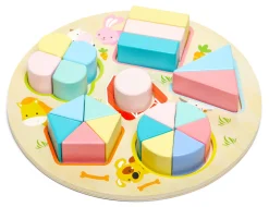 Fippla Spil & Puslespil-Træpuslespil Former 21 Brikker