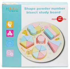 Fippla Spil & Puslespil-Træpuslespil Former 21 Brikker