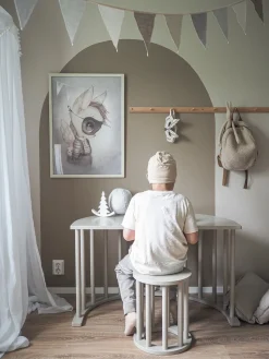 Børn FitWood Børnemøbler-LUOTO Skammel, Beige