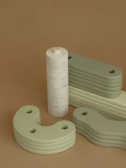 Børnemøbler|FitWood POLKU Balancebane L, Sage