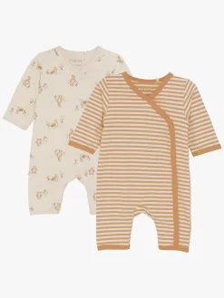 Præmatur|Fixoni Præmatur Pyjamasser 2-pak Str. 38, Brun