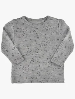 Uldtøj|Overdele|Fixoni Trøje, Cloudburst melange