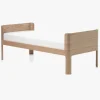 Børnesenge & Tilbehør|Flexa Juniorseng Afrundet Sengegavl, Eg