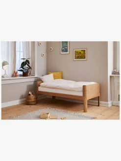 Børnesenge & Tilbehør|Flexa Juniorseng Afrundet Sengegavl, Eg