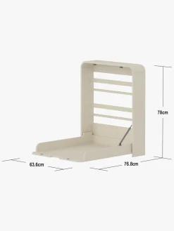 Pusleborde|Flexa Nova Væghængt Puslebord, Cream