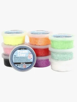 Kreativt Legetøj|FoamClay Foam Clay Blandede Farver Glitter