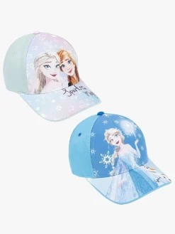 Børn DisneyFrozen Tilbehør-Frozen Kasketter 2-pak