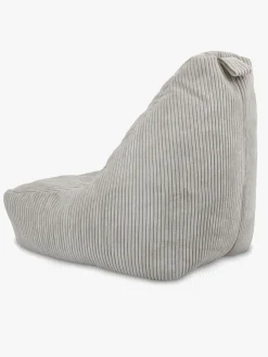 Børn Furini Børnemøbler-Keiko S Sækkestol Velour, Lysegrå