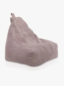 Børnemøbler|Furini Keiko S Sækkestol Velour, Dusty Pink