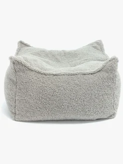 Børnemøbler|Furini Nila Puf Bouclé, Grå