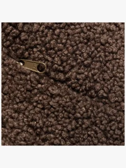 Børnemøbler|Furini Nila Puf Bouclé, Mørkebrun