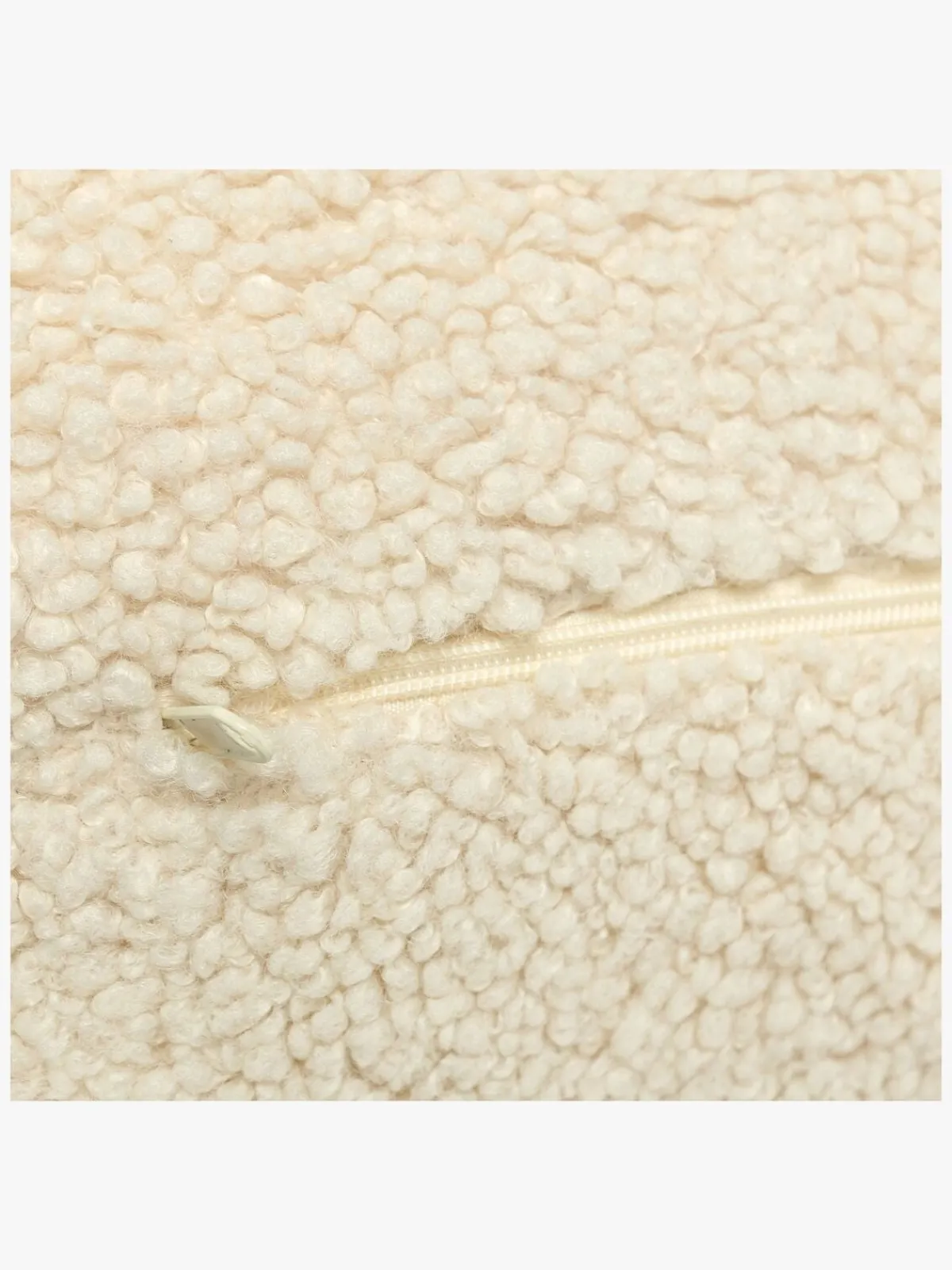 Børnemøbler|Furini Yogi Sækkestol Bouclé, Creme