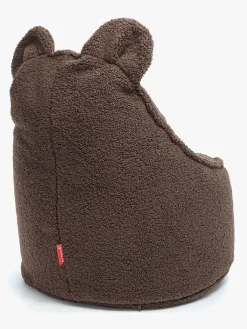 Børn Furini Børnemøbler-Yogi Sækkestol Bouclé, Mørkebrun