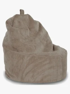 Børn Furini Børnemøbler-Yoko Sækkestol Velour, Cappucino