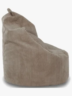 Børn Furini Børnemøbler-Yoko Sækkestol Velour, Cappucino